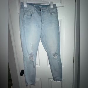 Old Navy light wash distressed Jeans